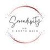 Elegant circular logo with 'Serendipity' and 'South Asia' text in handwritten style.
