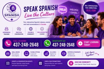 Group learning Spanish with fun, interactive classes and real conversations.