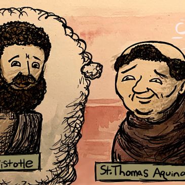 Aristotle and Thomas Aquinas.