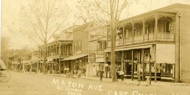 Town of Cape Charles Virginia circa 1912. 