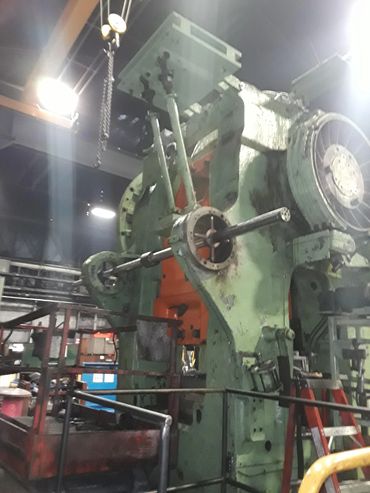 Line Boring Driveshaft Bore on 2500 Erie