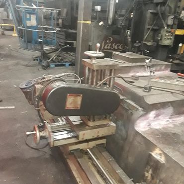 Machining Column Wedge Surface on Erie Base