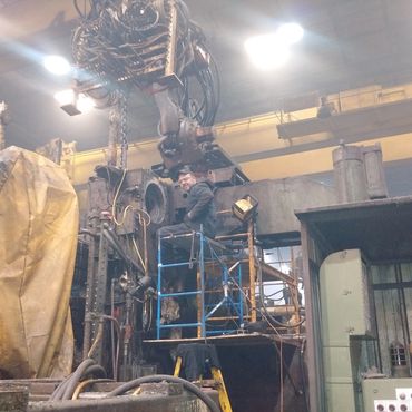 Compression Ring Repair on 2500 Prince Die Cast Machine