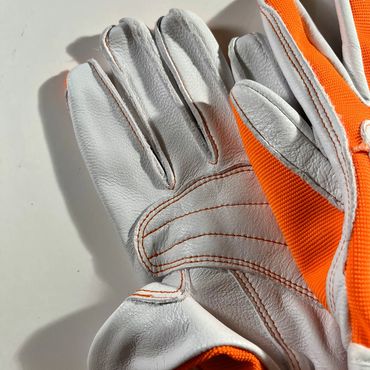 Build from experience. Custom reinforced leather patch for durability.