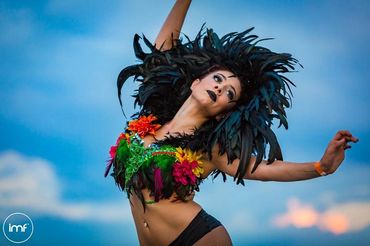 Feather Performer Costume - Imagine Festival