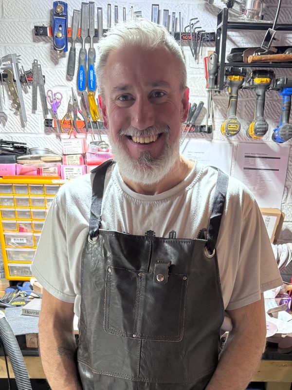 Founder and builder of MGCS Basses, Steve Mitchell