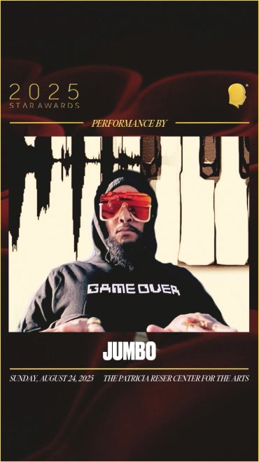 Promotion poster for Jumbo's performance at 2025 Star Awards.