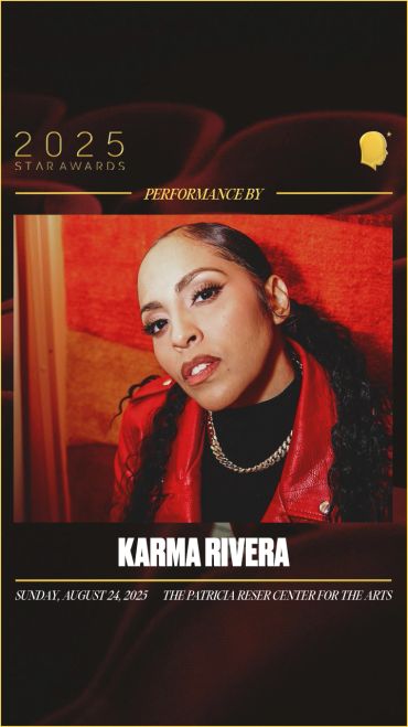 Karma Rivera performing at the 2025 Star Awards.