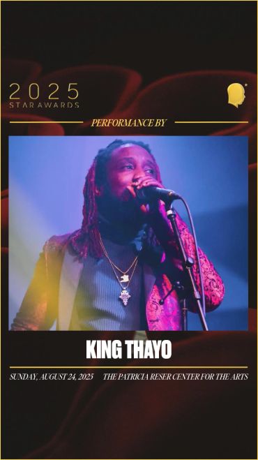 King Thayo performing at the 2025 Star Awards.