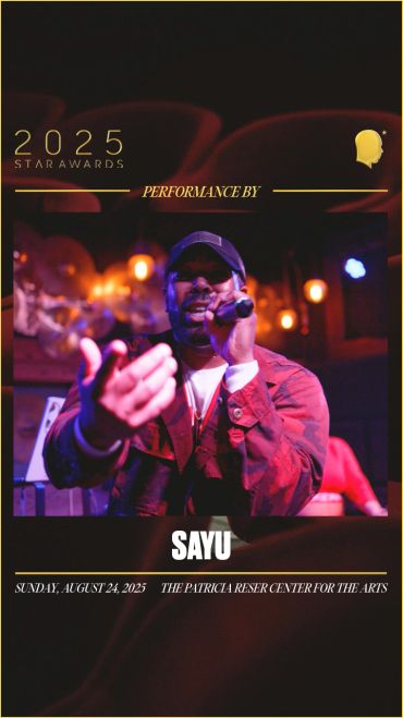 2025 Star Awards performance poster featuring Sayu.