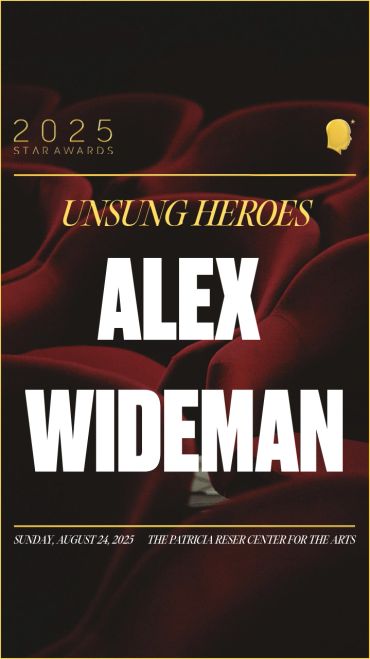 2025 Star Awards honoring Alex Wideman as an Unsung Hero.
