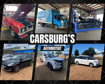 Some of the cars worked on at carsburgs