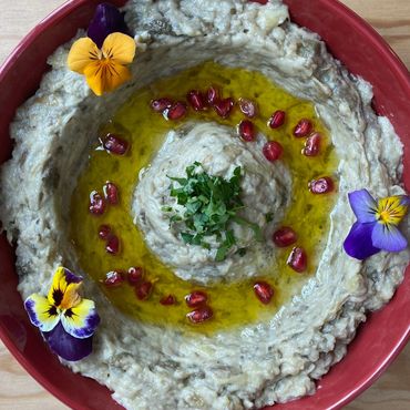 Moutabbal, caviar d'aubergines.