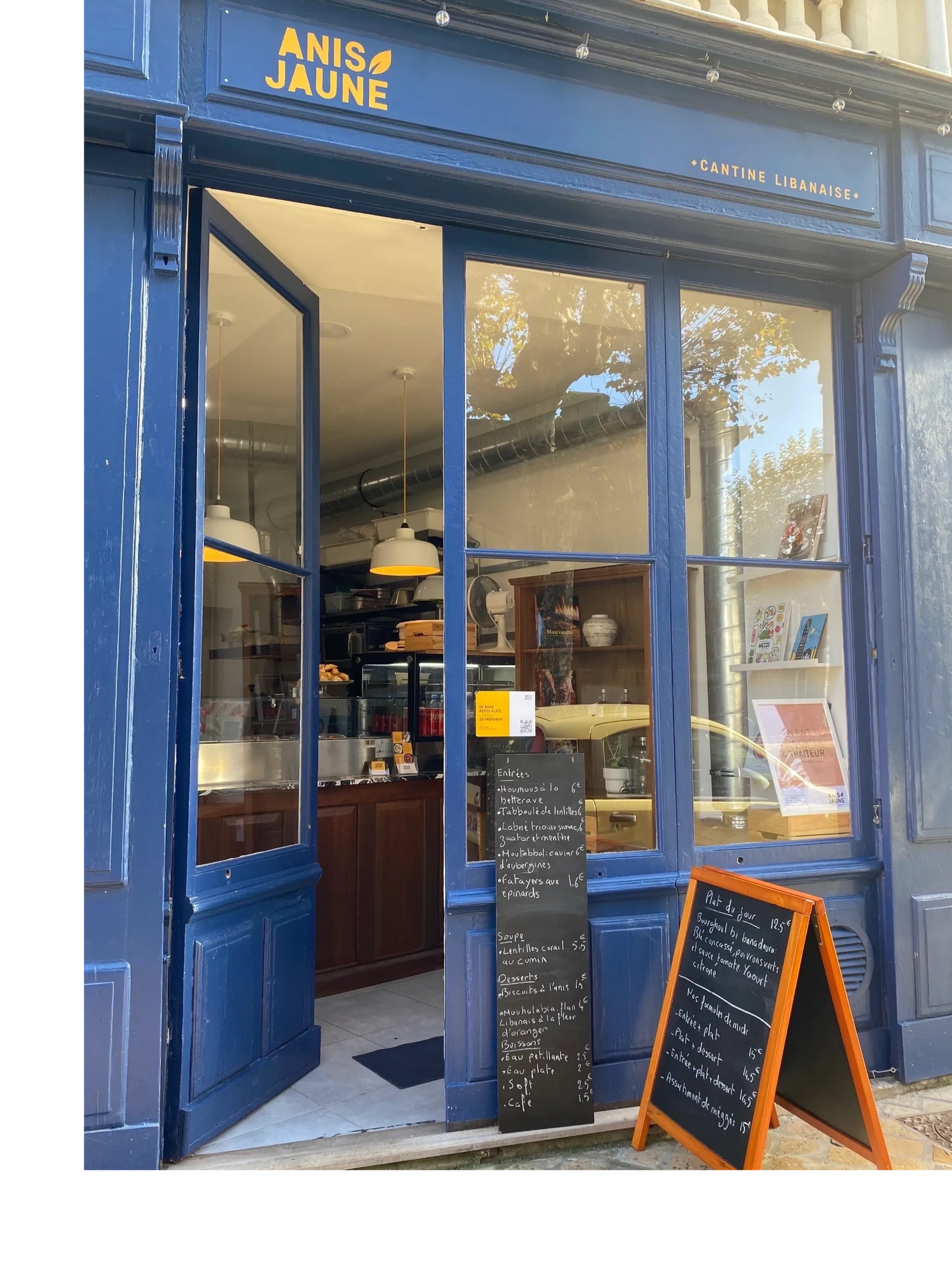 Vitrine Anis Jaune place Amédée Larrieu Bordeaux