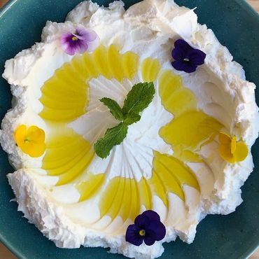 Le labné, fromage frais salé fait maison.