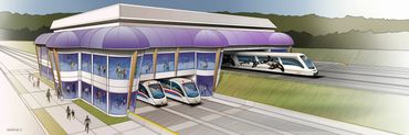 Mockup of Colwood Station by Ken Faults