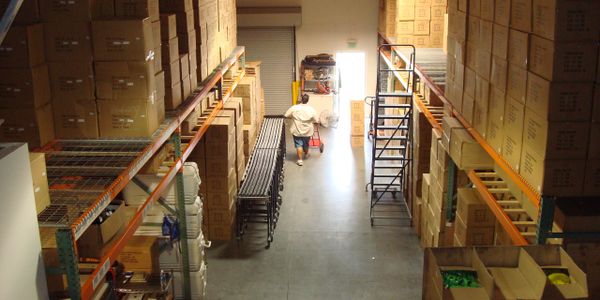 View of our warehouse.