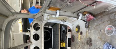 Bare metal inside and out.