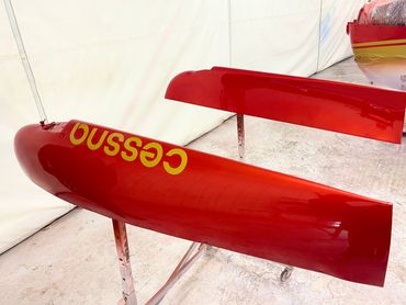 Original Cessna font was copied and reapplied.
