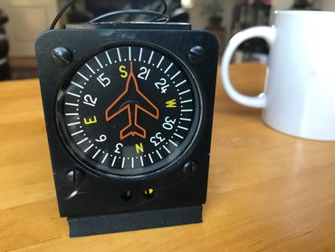 Precision Aviation PAI-700 vertical card compass replaces gold fish bowl compass.