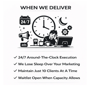 STAMPD, your marketing engine never stops working. We operate 24 hours a day, 7 days a week