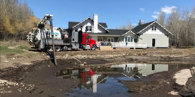 American Vac Services removes sediment from private pond in Ketchum, ID; saving residents thousands