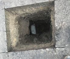 AVS provides potholing to investigate underground utilities for Warner Construction @ Micron project