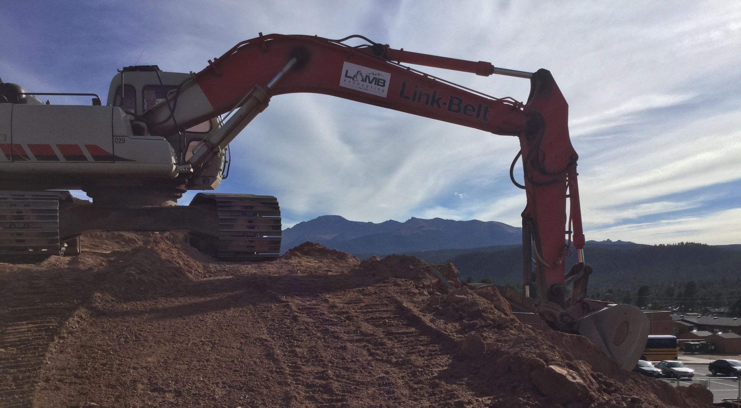 Excavation with a View of Pikes Peak - we LOVE what we do!