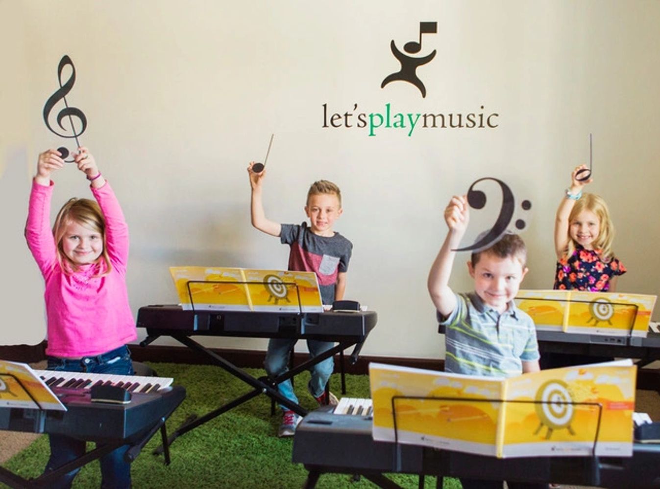 Music Lessons and Piano classes for all ages:
Sound Beginnings:  Age 0-4 yrs
Let's Play Music (Intro