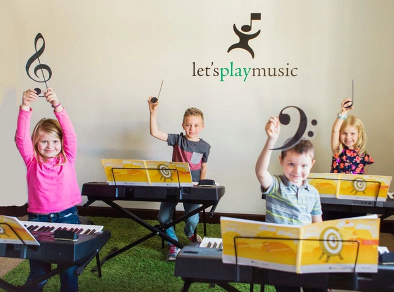 Music Lessons and Piano classes for all ages:
Sound Beginnings: Age 0-4 yrs
Let's Play Music (Intro