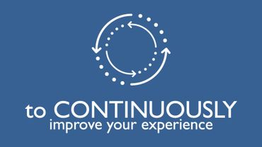 PowerPoint slide design illustrating improving user experience