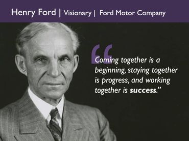 PowerPoint quote design from Henry Ford