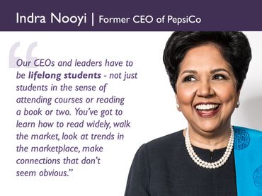 PowerPoint quote design from Indra Nooyi