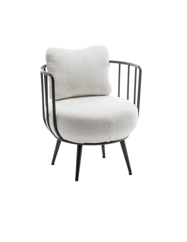 Quantity:  4
Upholstered / black Metal