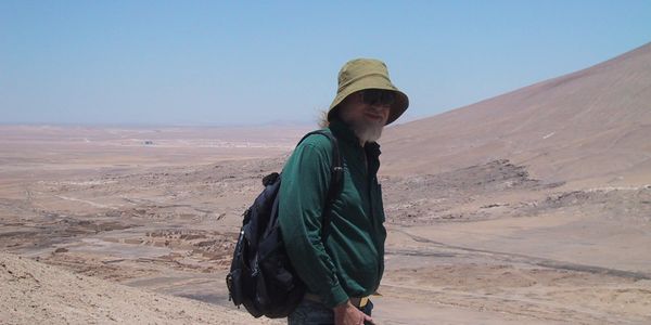 David Chandler in the Atacama desert, Chile