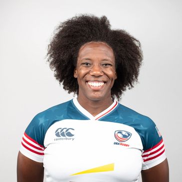 Co-Founder Alycia Washington, USA Rugby Eagle Number 237.
