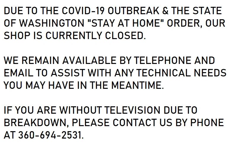 TVs For Sale Ableman TV Repair & Electronics Service