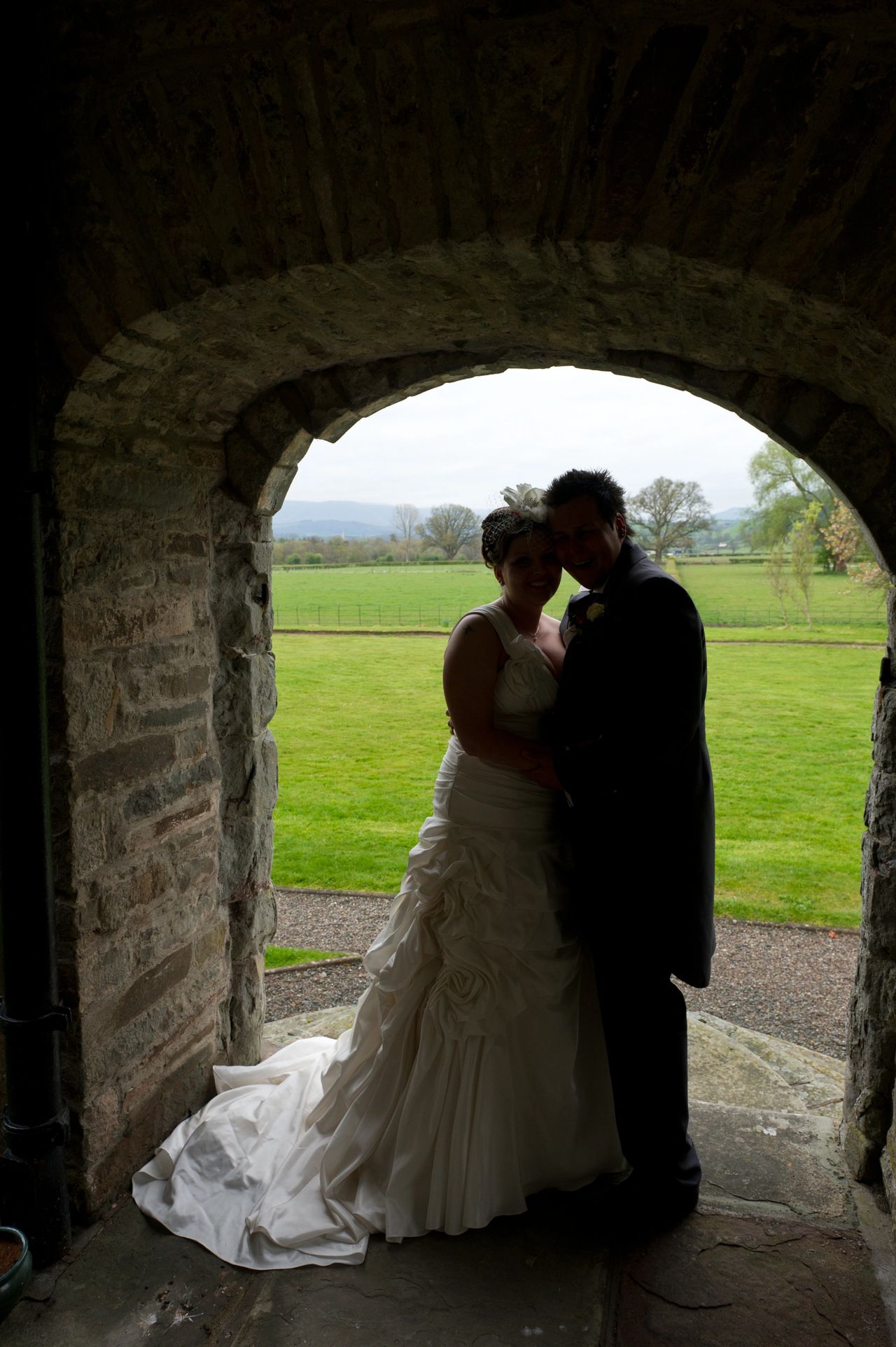 Bride & Groom Llangoed Hall Photography wedding photographer at Llangoed Hall