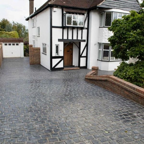 Pattern concrete driveways Exeter | Imprinted concrete cost | Local installers Devon