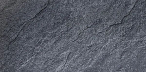 Close-up of a textured dark gray stone surface.