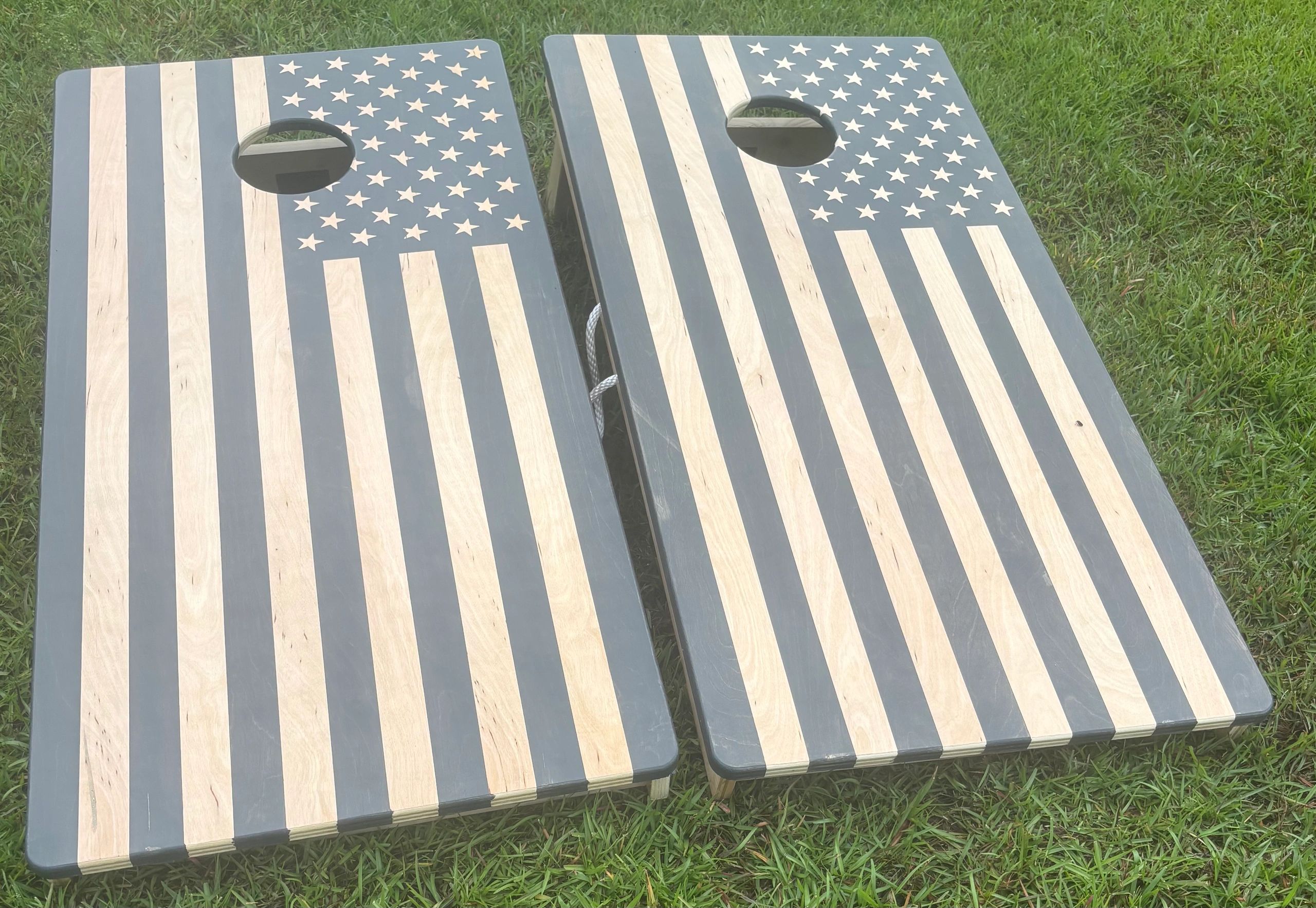 USA Flag Cornhole Boards