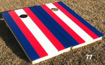 Red White and Blue Cornhole Boards