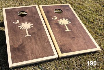 Stained Cornhole Boards