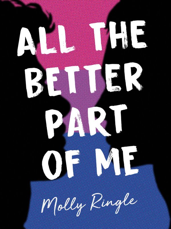 Cover art for All the Better Part of Me: bi flag with two men's silhouettes