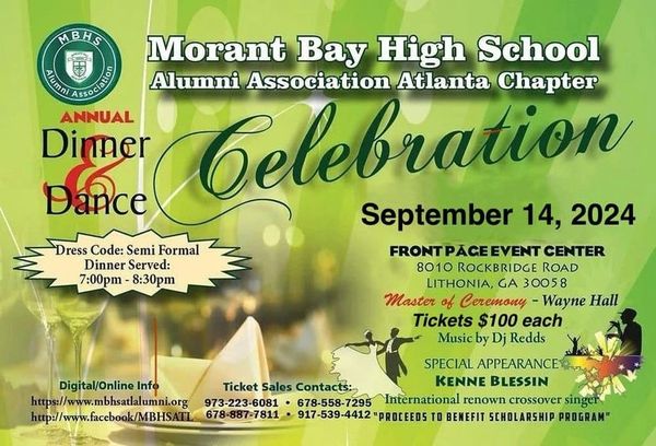 Morant Bay High School Alumni Association Atlanta Chapter Annual Dinner Dance 2024