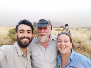 ULURU sunset with my collogues.