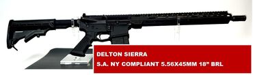 DELTON SIERRA
S.A. 5.56X45MM 18” BRL
NY COMPLIANT