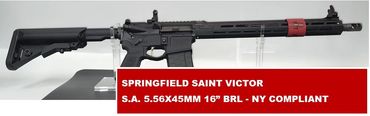 SPRINGFIELD SAINT VICTOR
S.A. 5.56X45MM 16” BRL
NY COMPLIANT