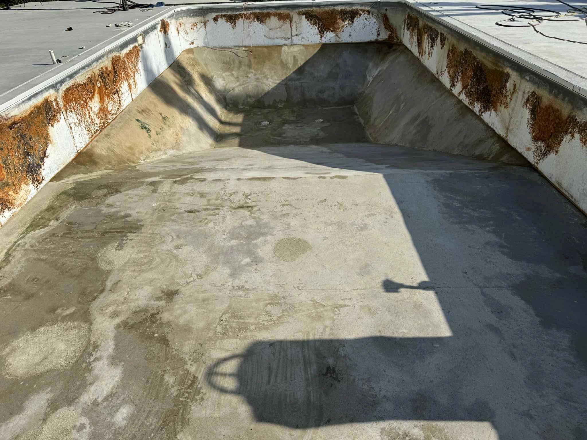 Before liner installation picture