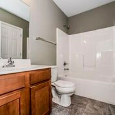 Restroom in townhome at Highland Meadows in Shepherdsville, Kentucky